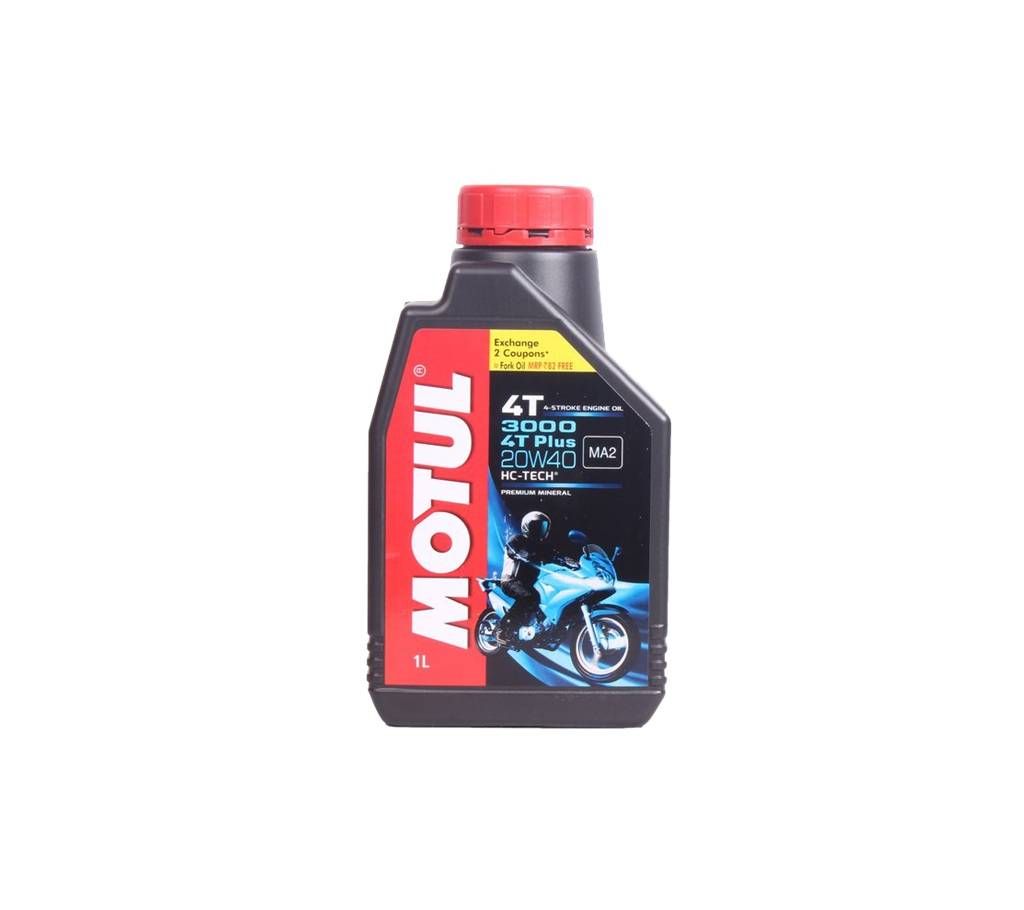 Motul 3000 4T 20W40 Motorcycle Engine Oil 1 Liter
