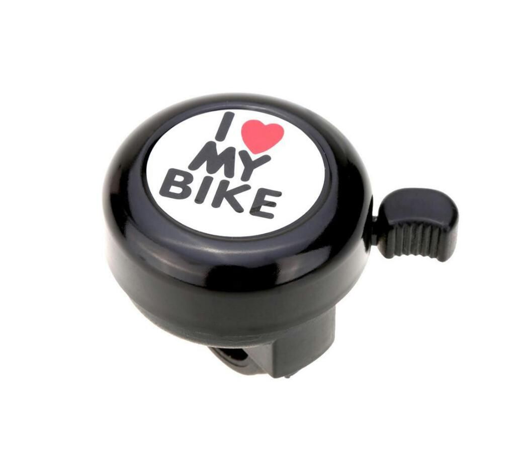 "I love my bike" bicycle bell