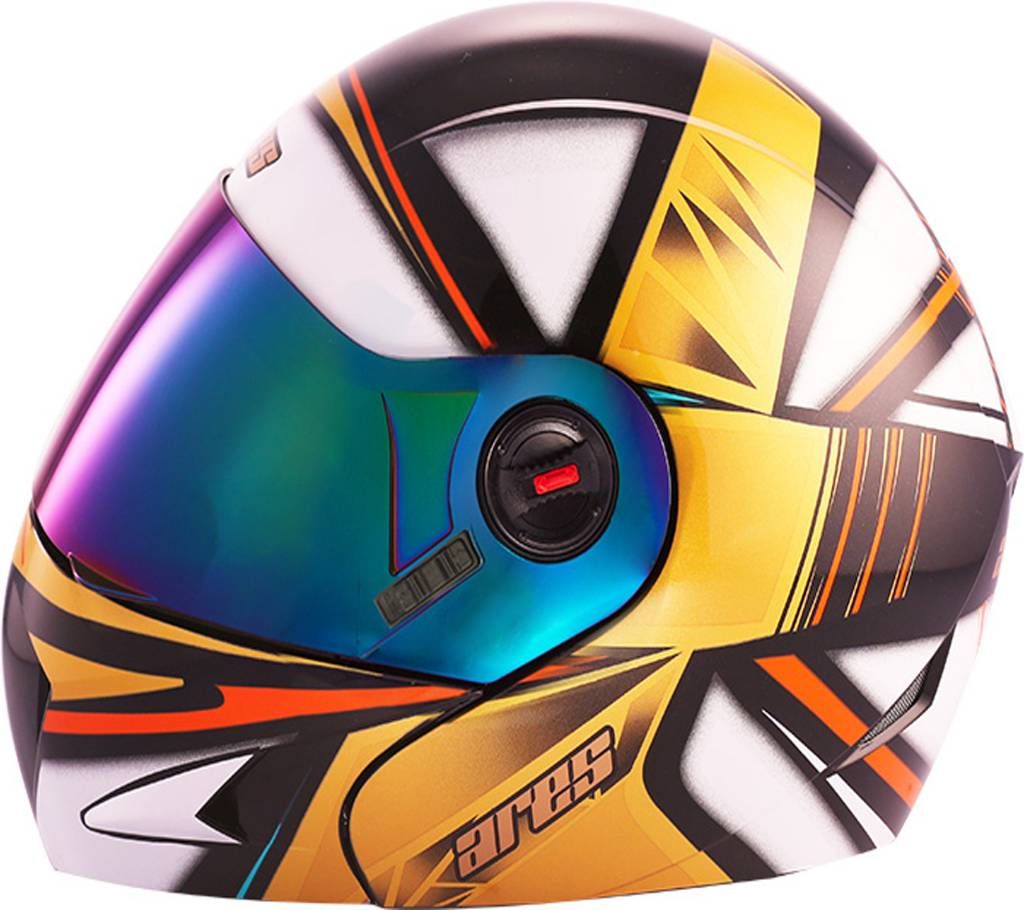 Steelbird Ares A1 Stroke Helmet - Glossy Golden
