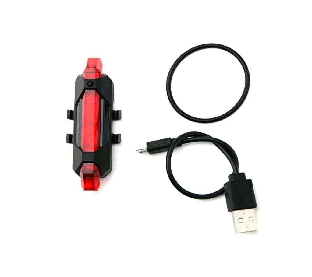USB Rechargeable bicycle LED tail light