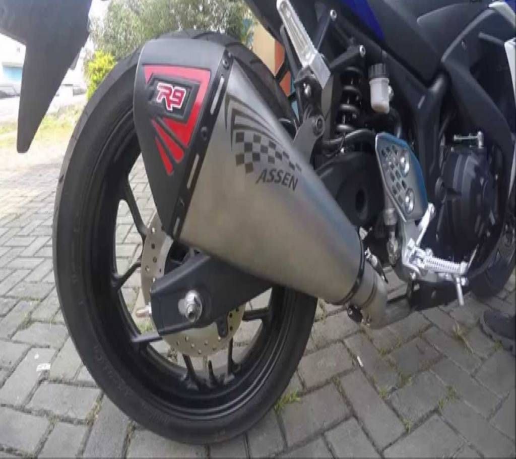 R9 assen Racing exhaust