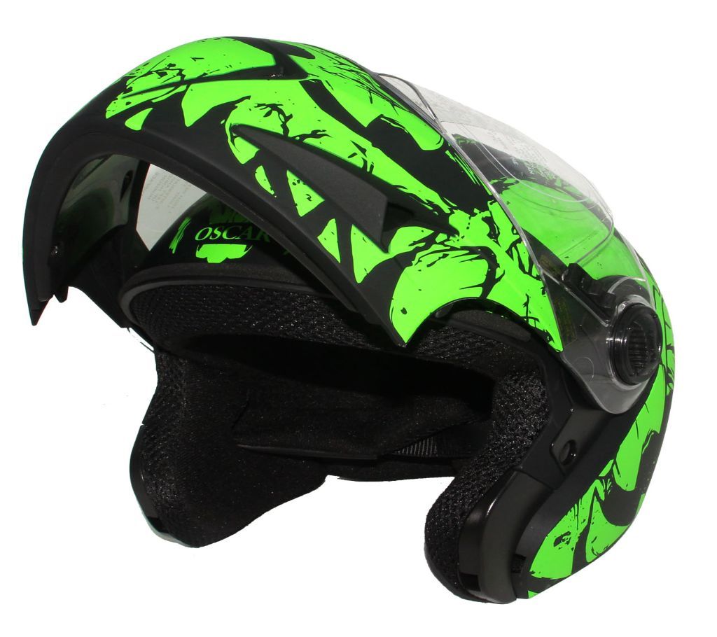 Steelbird SB-41 Oscar Jaws Matt Black With Green