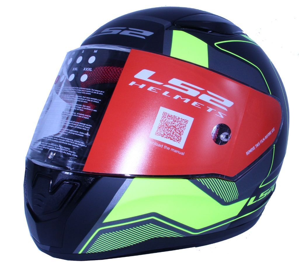 LS2 FF353 Rapid Deadbolt Helmet Black Orange