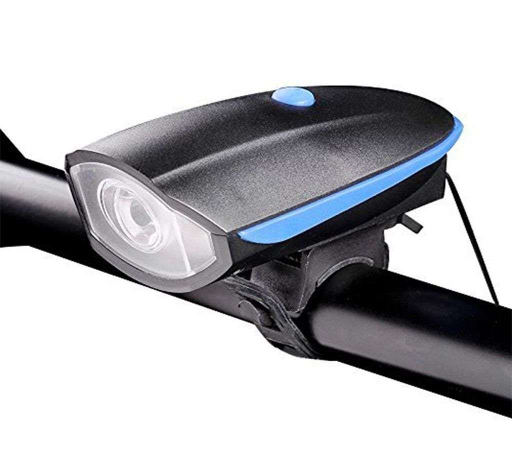 Rechargeable Bike Horn and Light 140 DB with Super Bright 250 Lumen Light
