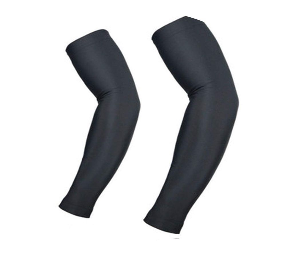 Arm Sleeves UV Sun Protective Windproof Arm Gloves for Ride a bike and Drive a car-Black-1pcs 