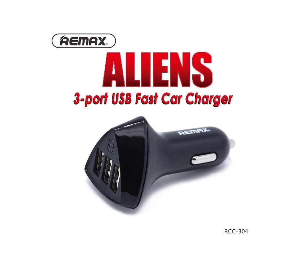 REMAX RCC-304 Alien 3 Ports Car Charger