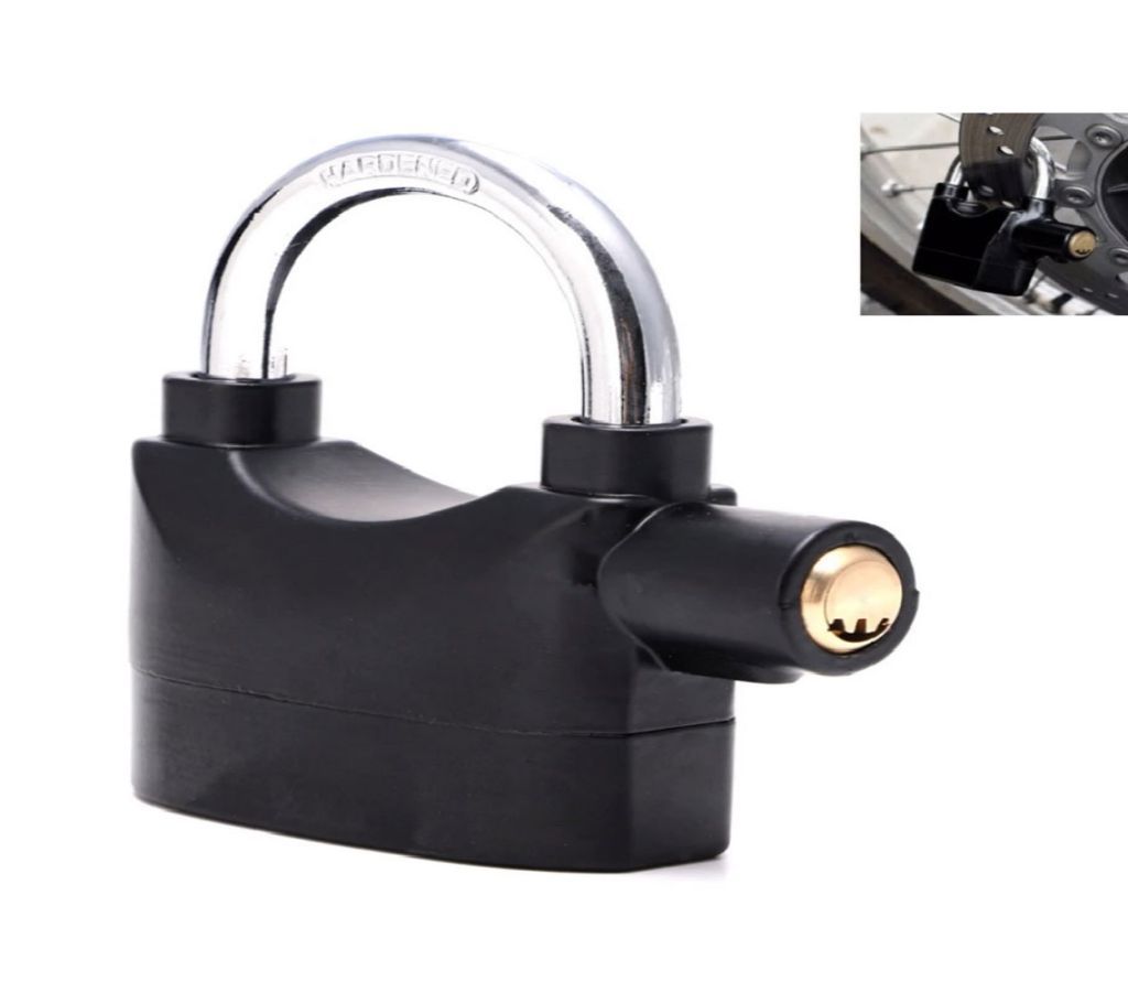 Waterproof Siren Alarm Lock Security Motorcycle Bike Bicycle Padlock Anti-Theft
