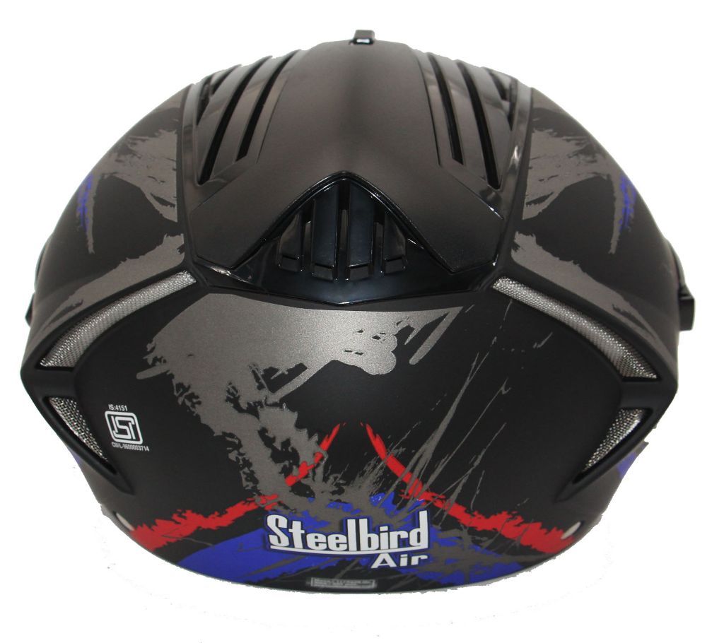 SBA-3 Canvas Matt Black With Blue Helmet