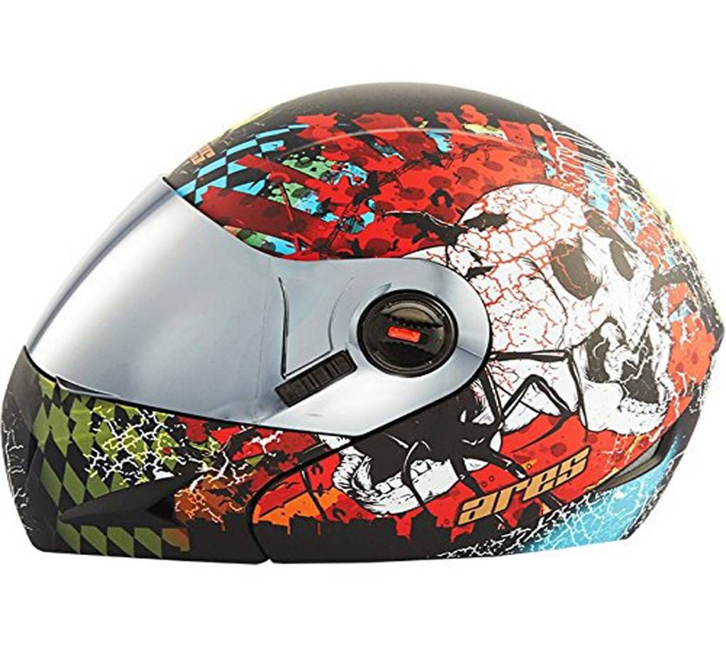 Steelbird A1 Ares Skull Flip-Up Helmet
