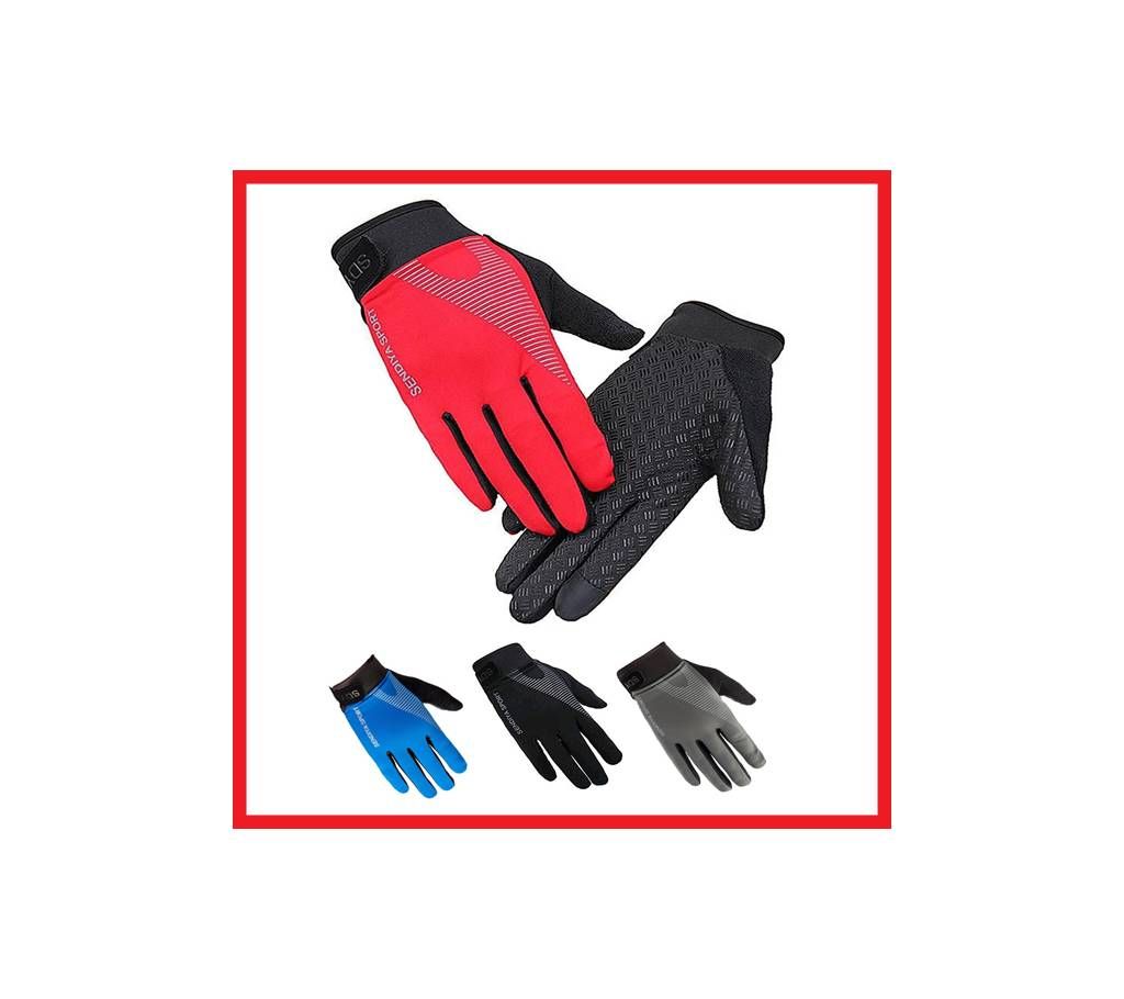 Running Cycling Breathable Full Finger Touch Screen Gloves
