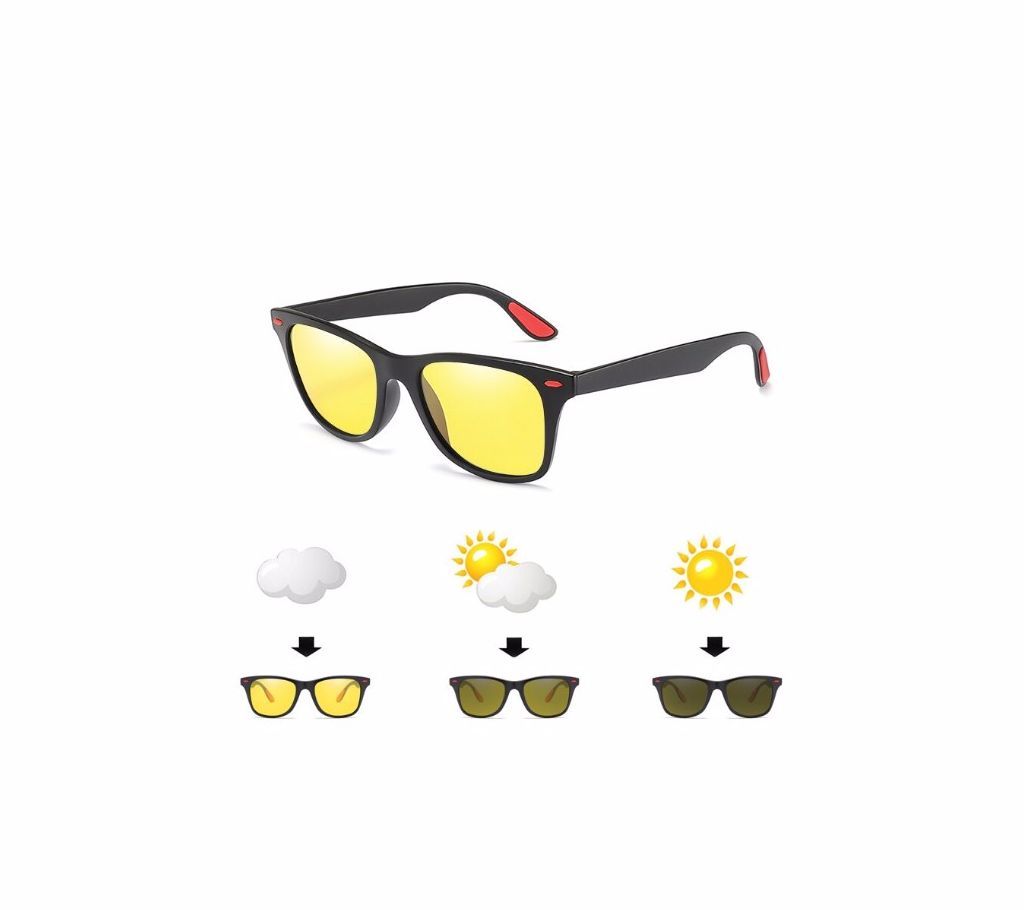 Polarized Photochromic Night Vision UV400 Sunglasses For Men