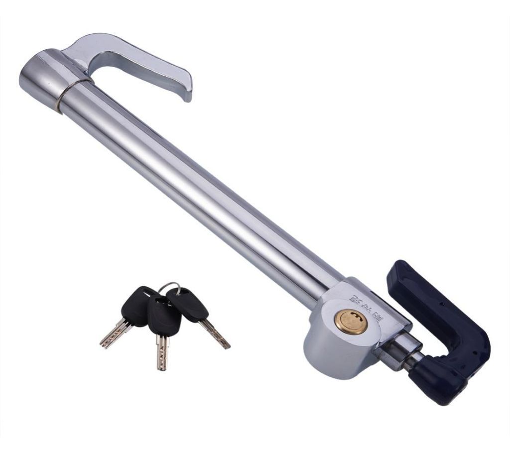Steering Wheel Lock Stainless Steel Heavy Duty  Anti Theft - Wheel Clutch Brake Lock
