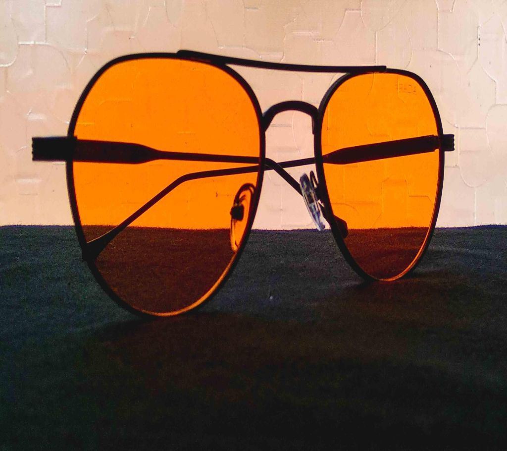 Yellow Night-vision Glass with Stylish Box