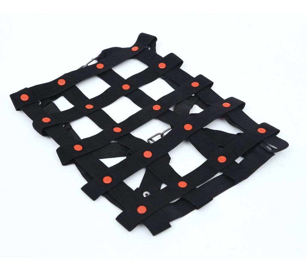Net Helmet Holder for Motorcycle - Red