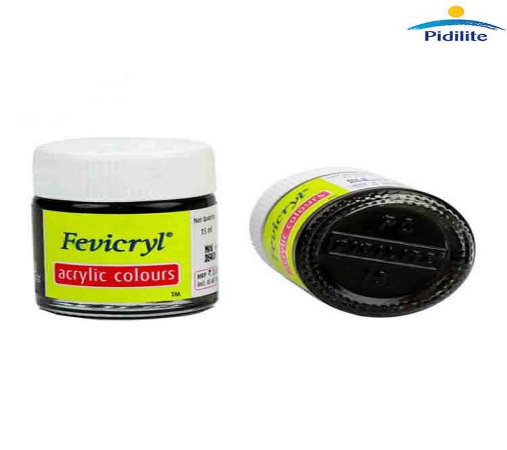 Fevicryl Acrylic Colour Black 15ml