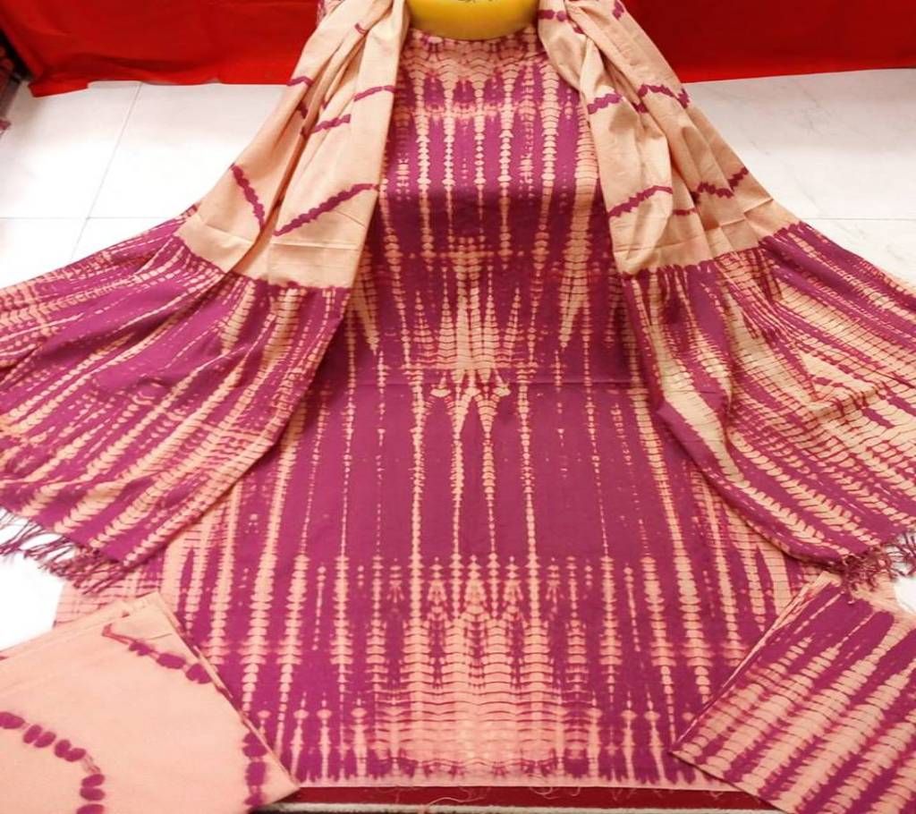 Baby Girls Stiched Cotton Khushiyan Batik Dress