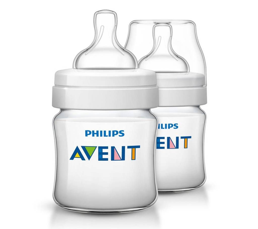 Philips Avent   Classic Plus 2 Feeding Bottle 125 ml.