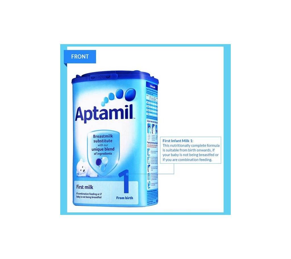 Aptamil Stage 1 First Milk From Birth, 900G - UK