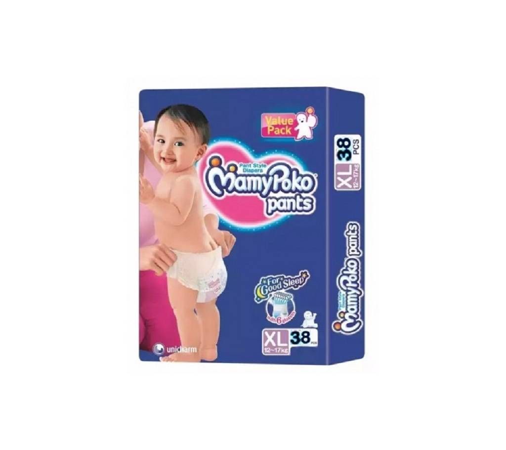 MamyPoko Diaper Pant (XL) 12-17kg 38Pcs - India