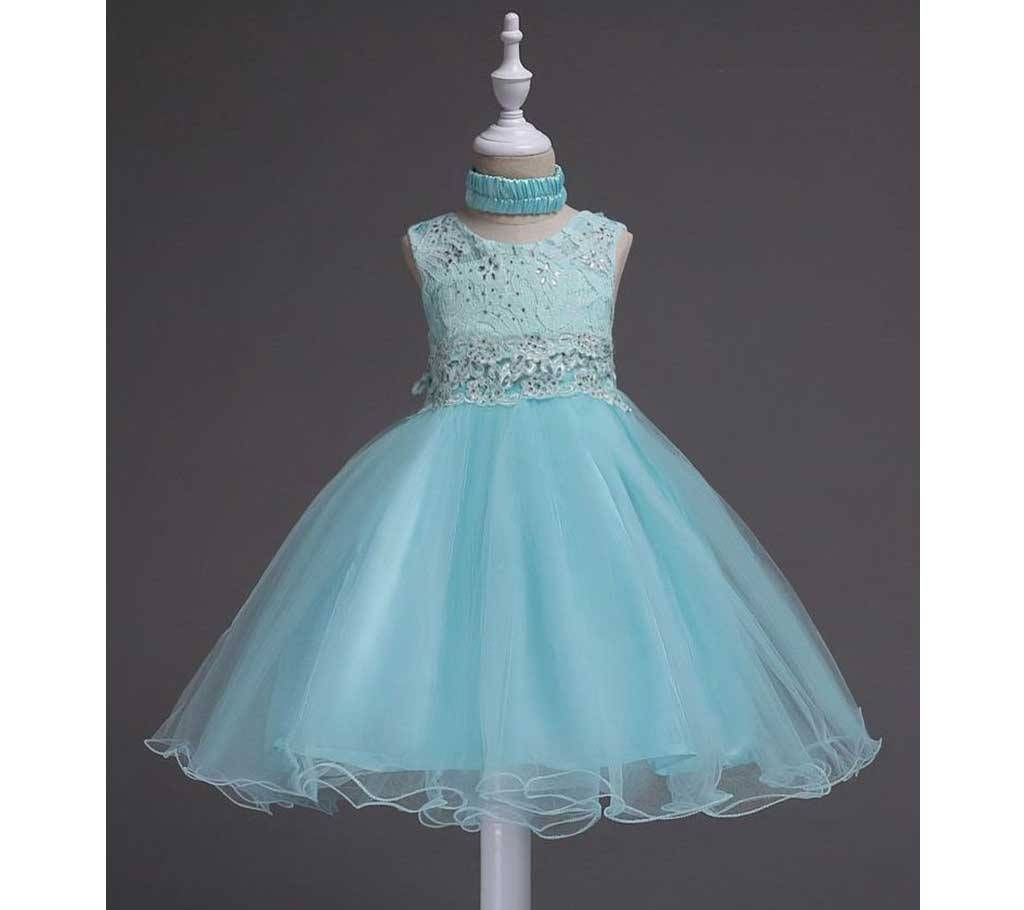 Party Dress-Sea Green - AKD1719