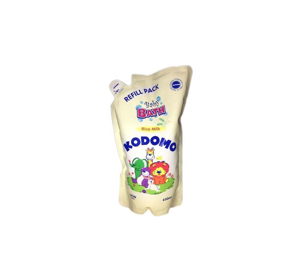 Kodomo baby bath rice milk Refill pack 650ml - Thailand