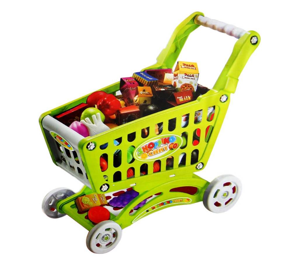Lin Can  Green Toys Shopping Cart.