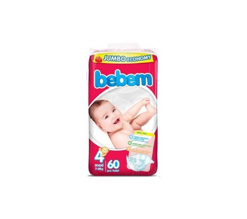 Bebem Diaper (L)(7 - 18kg) 60Pcs Turkey
