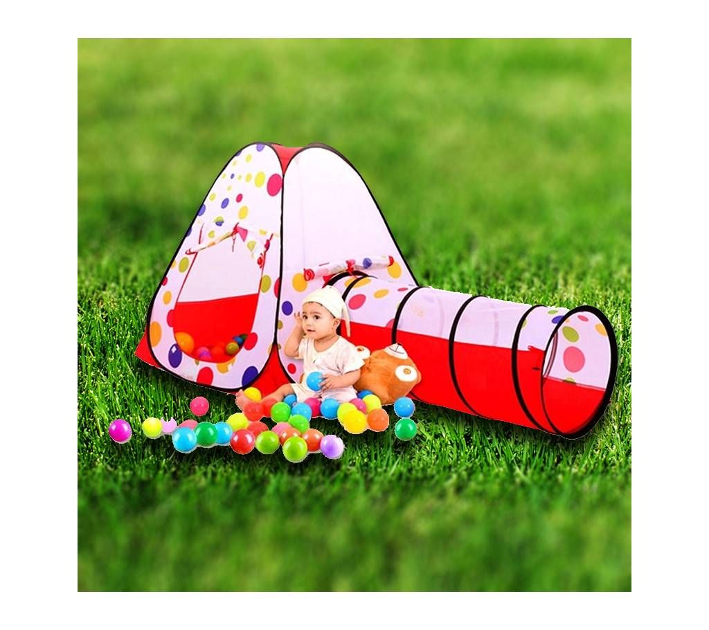 Kids Playing Tent with Roller