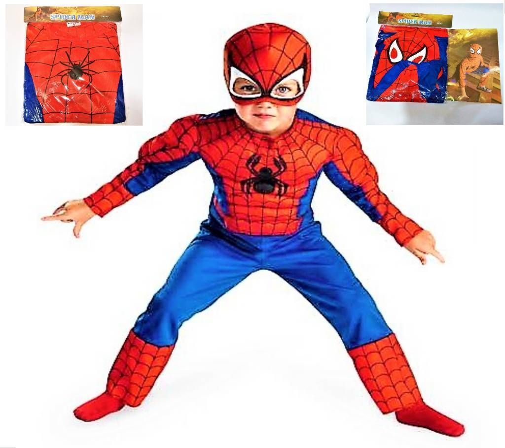 Spiderman Dress Set For Kids