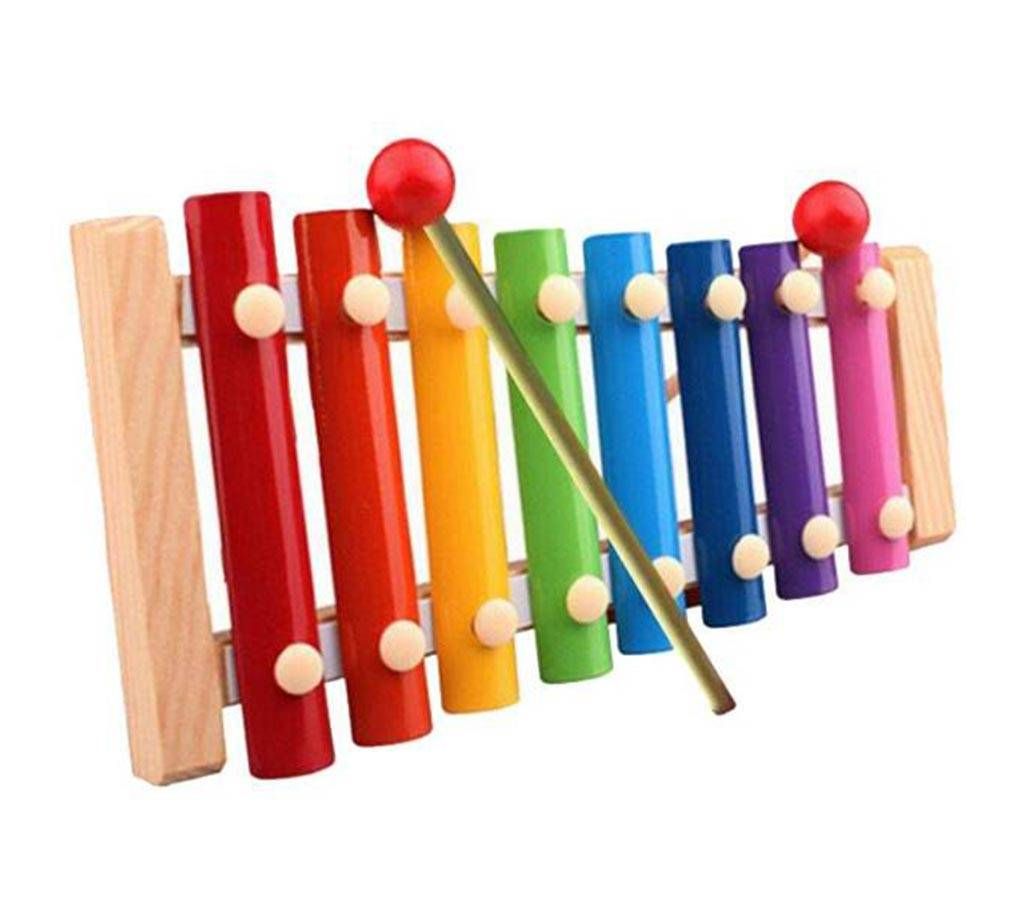 Wooden Xylophone Hand Knock Piano Children Kids To