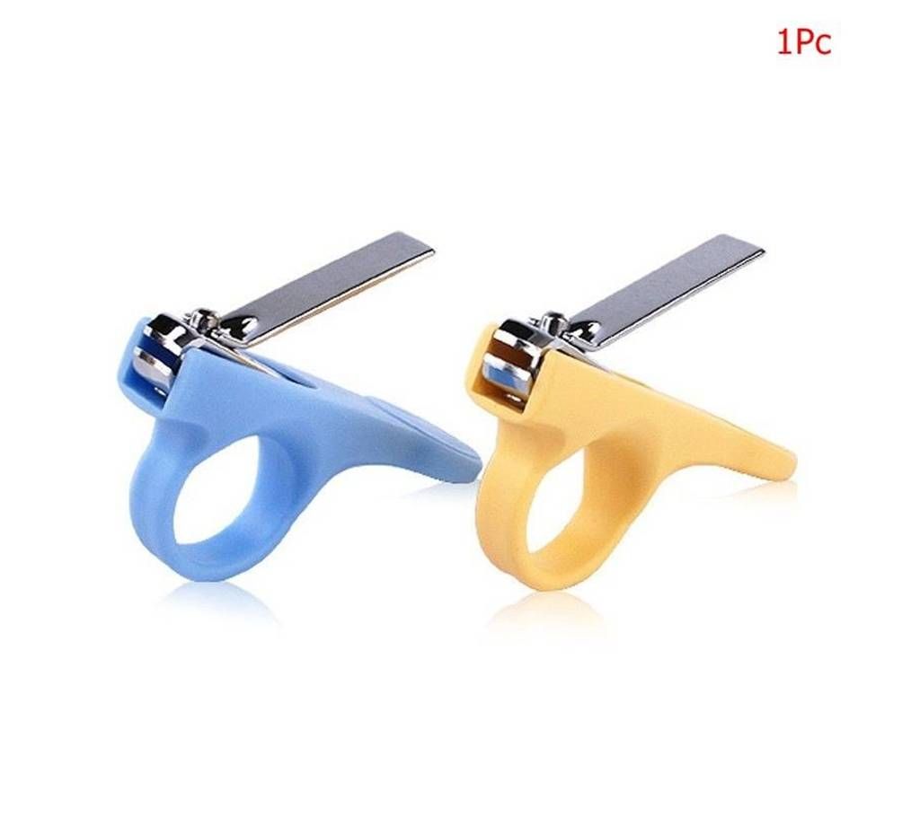 Anti-skidding Stainless Steel + ABS Baby Nail Clipper - 1Pc