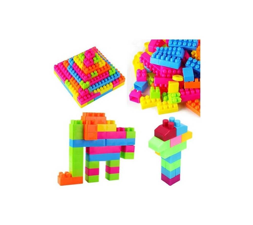 Building Blocks Toy Set for Kids-Multicolour