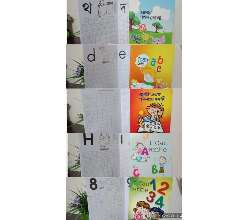Handwriting books set