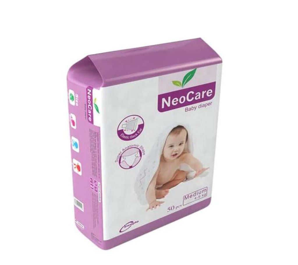 NeoCare Belt System Baby Diaper M (4-9 kg) - 50pcs