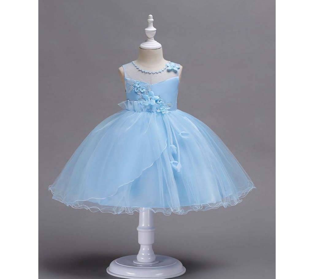 Baby Party Dress Sky Blue