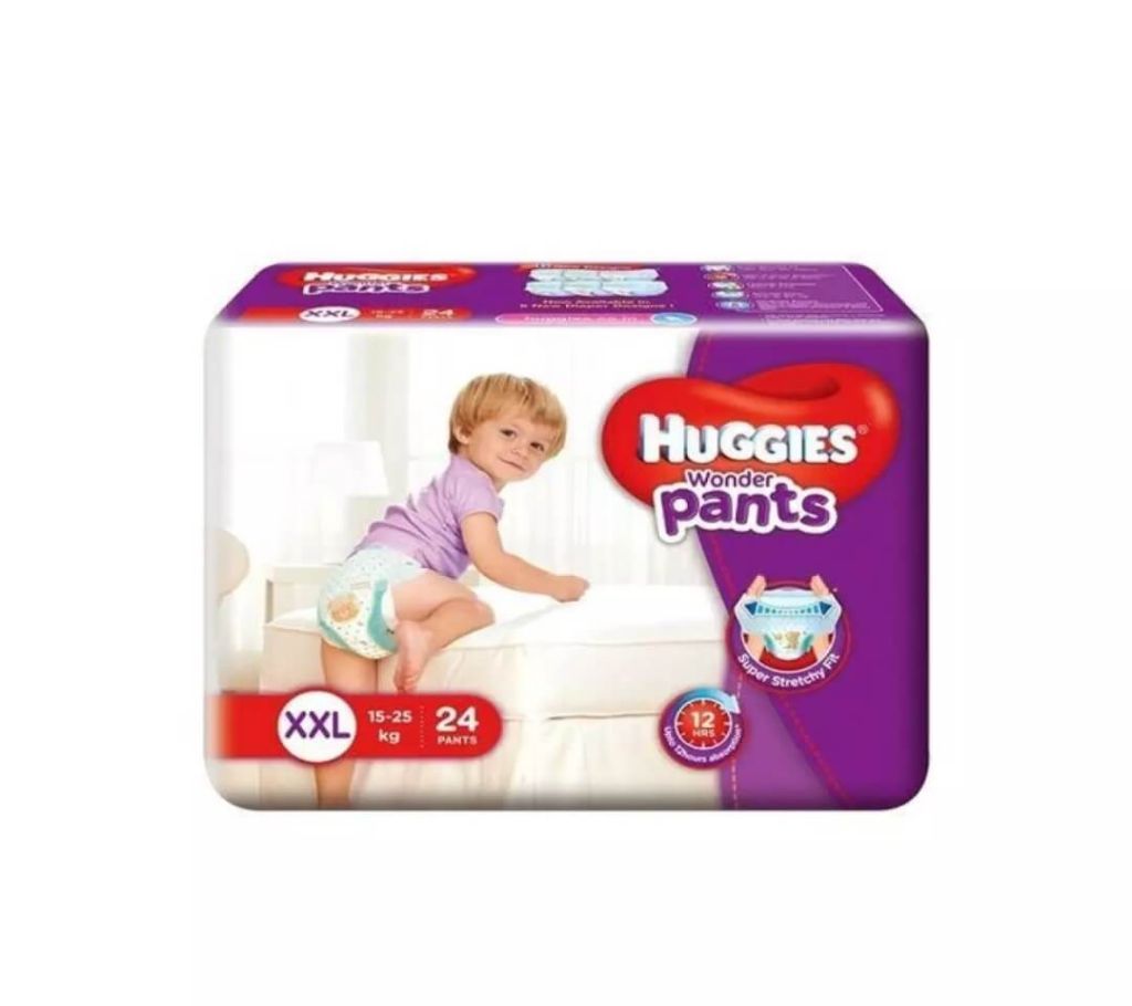 Huggies pants  xxl (15-25 kg)- 24pcs
