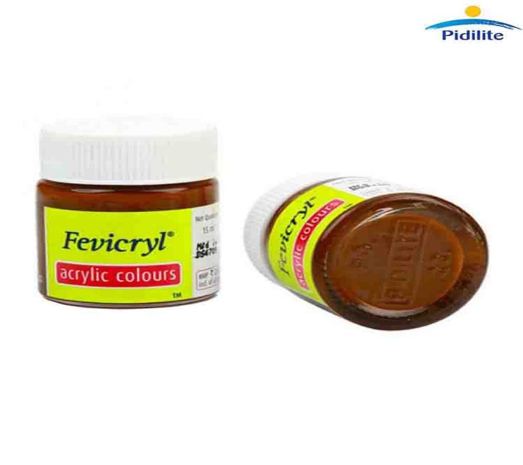 Fevicryl Acrylic Colour Dark Brown 15ml