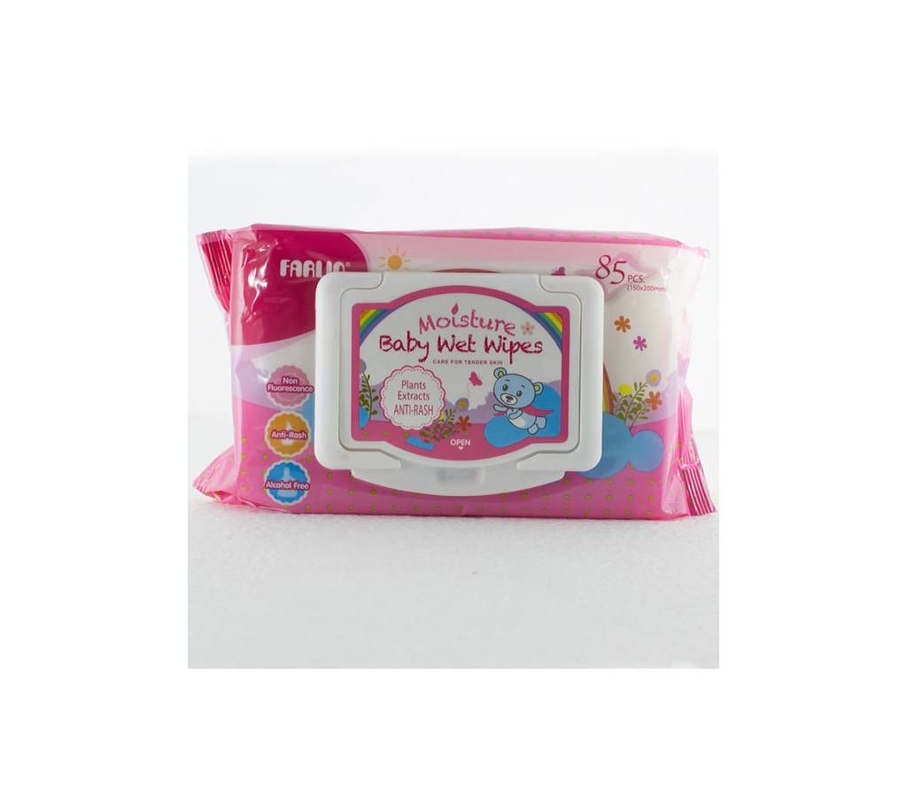 FARLIN MOISTURE WET WIPES 85 PCS pack