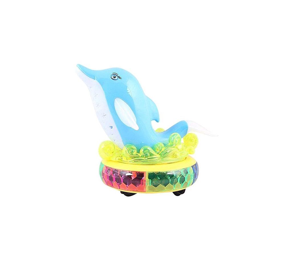 Colorful Light Projecting Musical Dolphin Toy