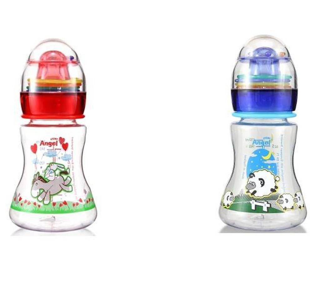 PC Bottle with Rattle Hood 150ml 