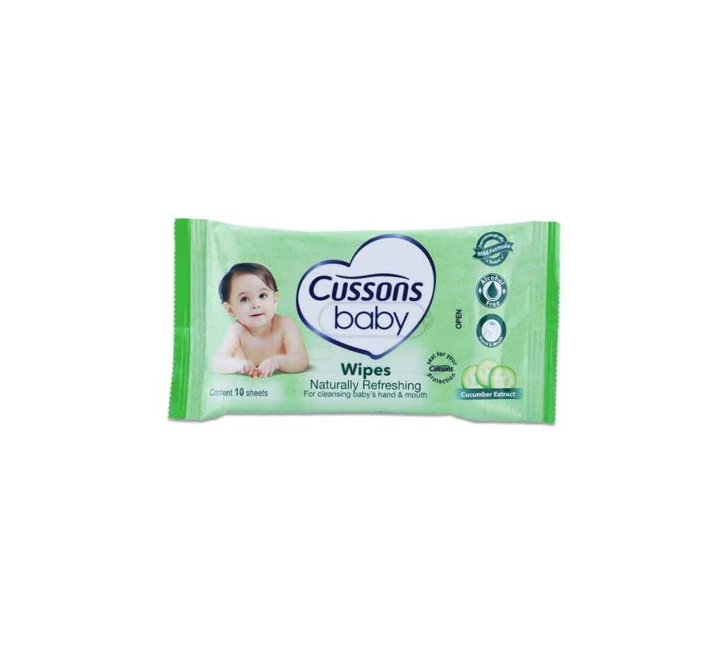 CUSSONS BABY Wipes Naturally Refreshing 10's - Indonesia 