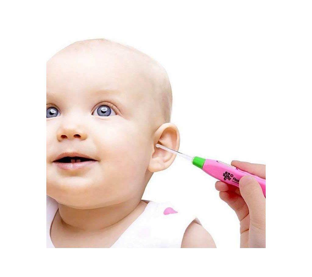 Kids Ear Cleaner With Flash Light - Multi Color