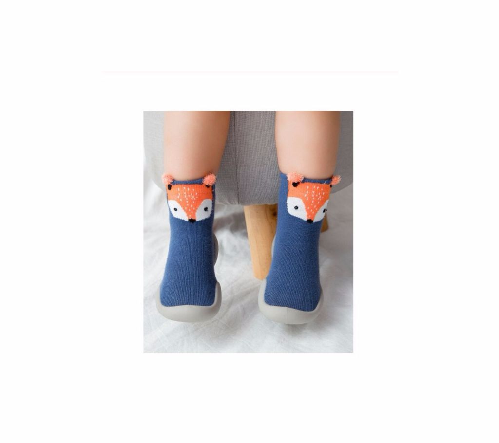 Soft Rubber Sole non-slip cotton socks shoes For Kids
