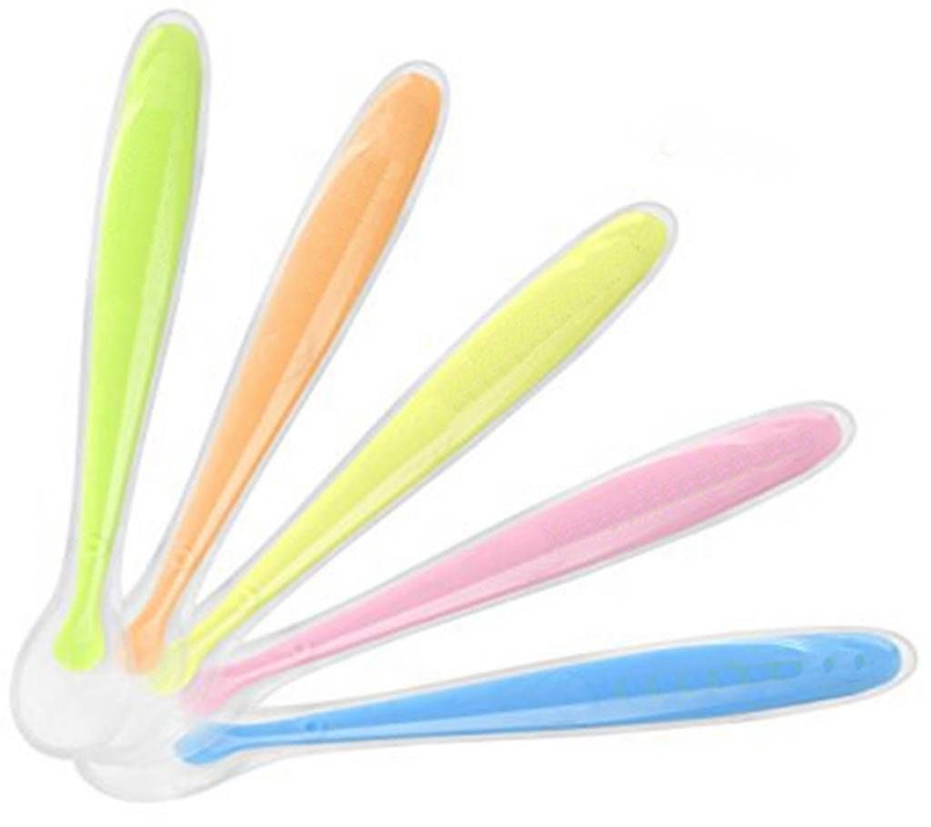 01 PC NEW SAFETY BABY FEEDING SPOON