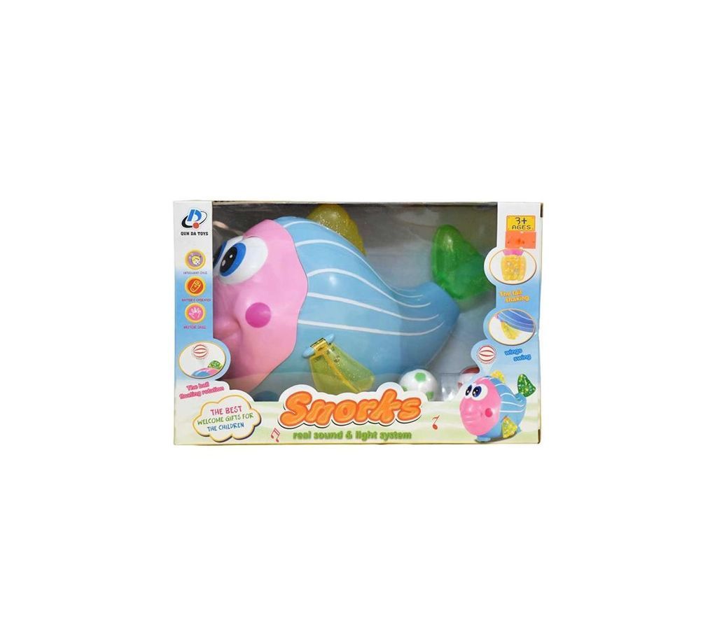 Snorks Fish With Real Sound & Light System for Kids