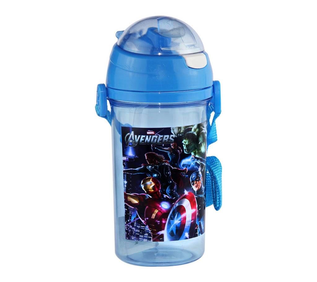 Fighting Blue Avengers Water Bottle.