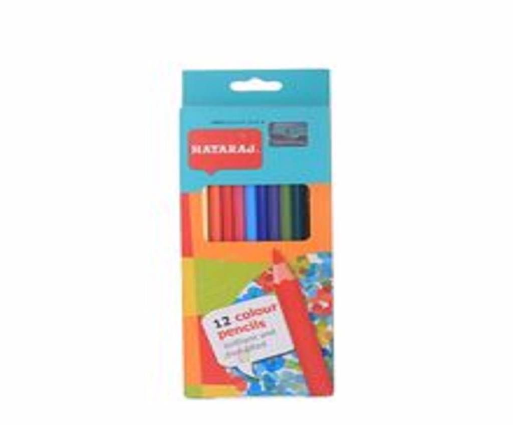 NATARAJ Full Size Color Pencil-12 pcs 
