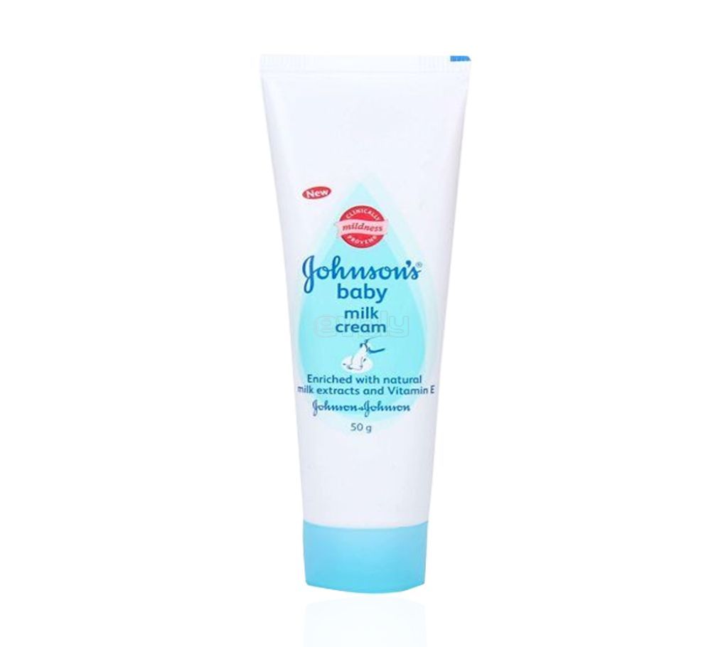 Johnsons Baby Milk Cream Tube 50gm Indian