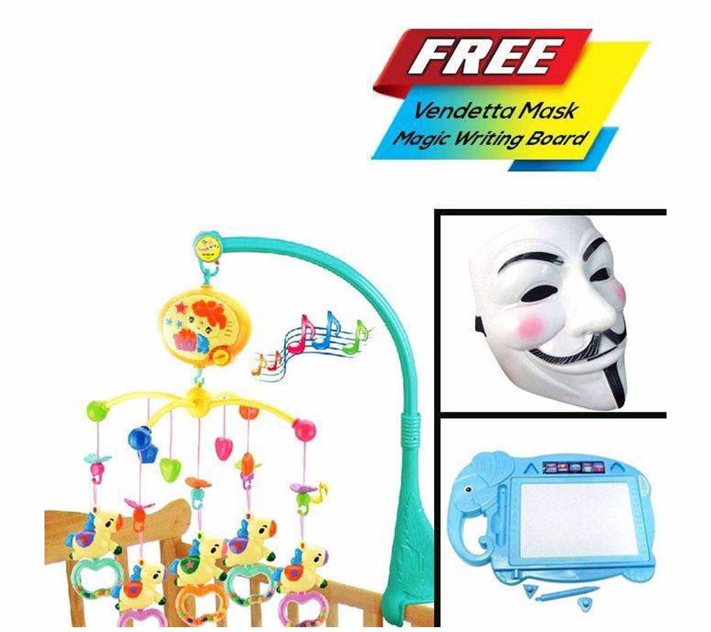 Bed Bell Toy with Music (Mask + Slate Free)