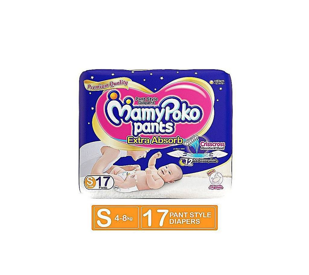 MamyPoko Pant Diaper 17pcs (4-8kg) - Size: S